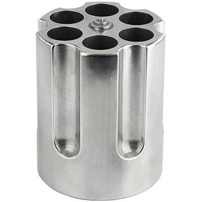 Revolver Cylinder Pen Holder, Aluminum