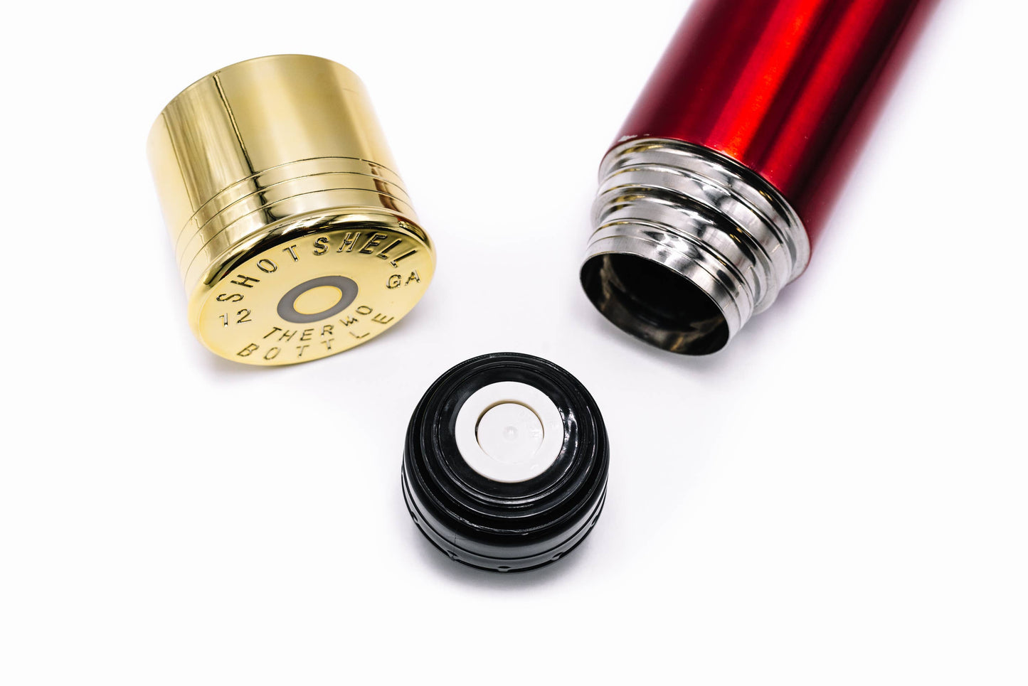 Shotgun Shell Red Thermo Bottle 1 Liter 13" Tall Insulated