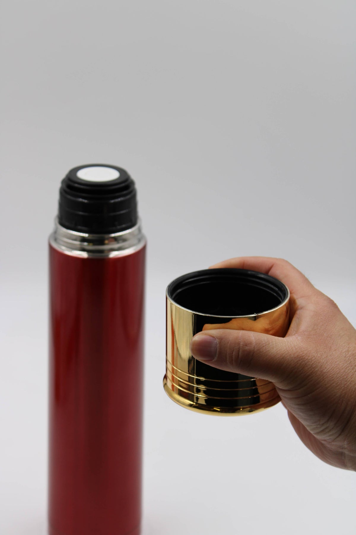 Shotgun Shell Red Thermo Bottle 1 Liter 13" Tall Insulated