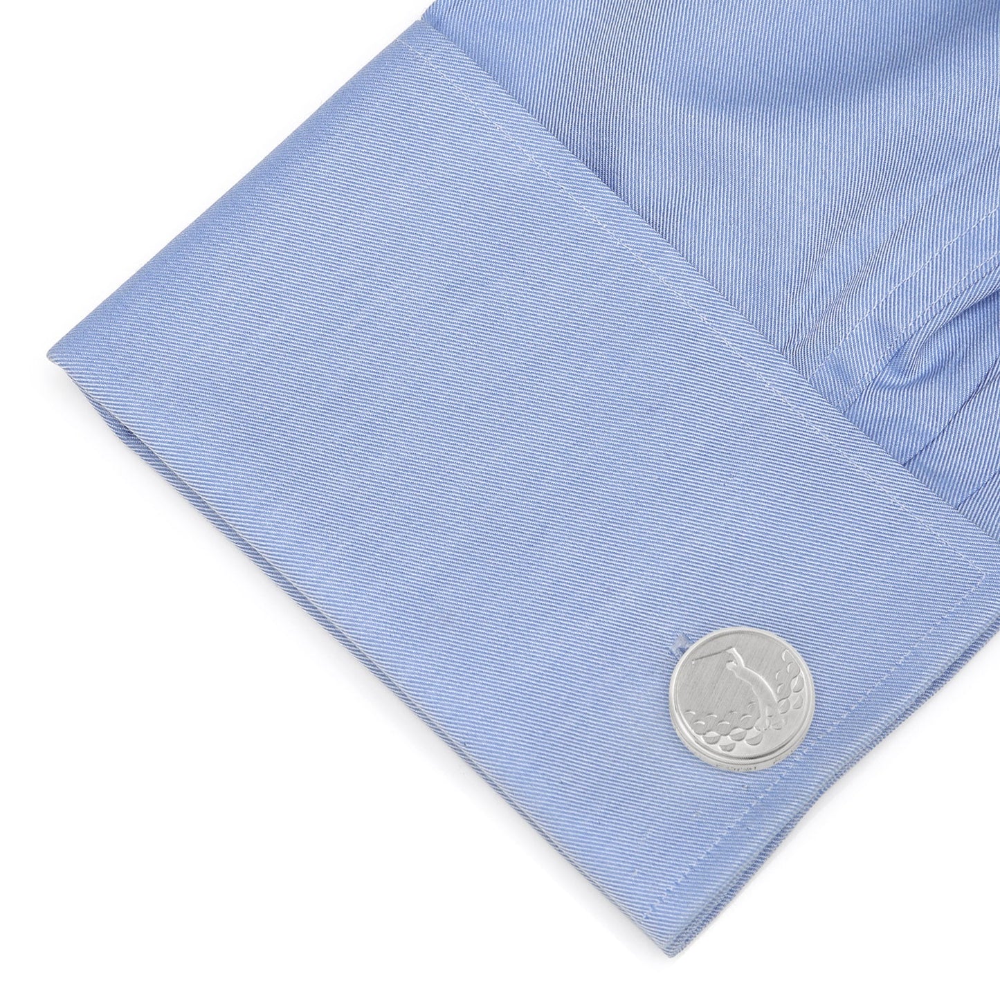 Golf Fore Silver Cufflinks
