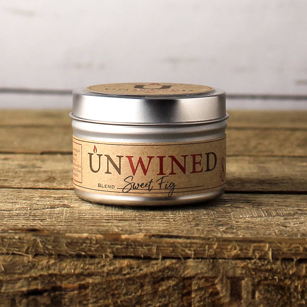 UNWINED - Sweet Fig Travel Tin - 6oz.