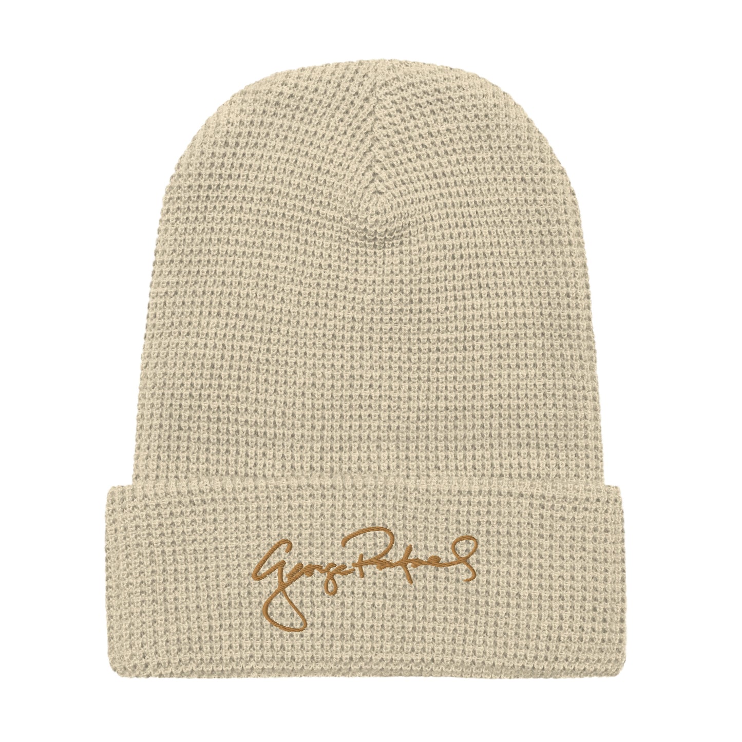 George Rafael Signature Waffle beanie