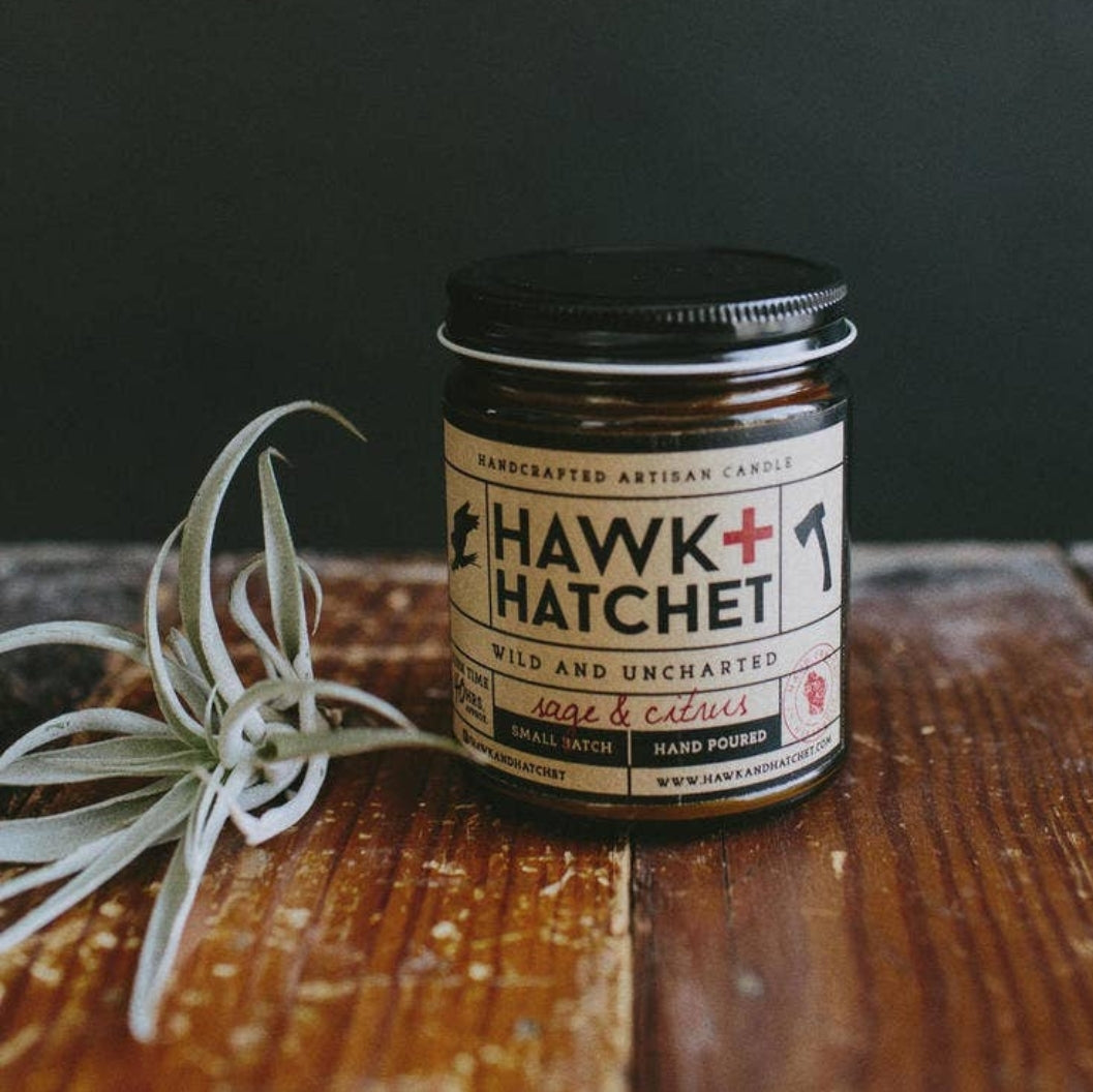 Hawk & Hatchet - Sage and Citrus Candle