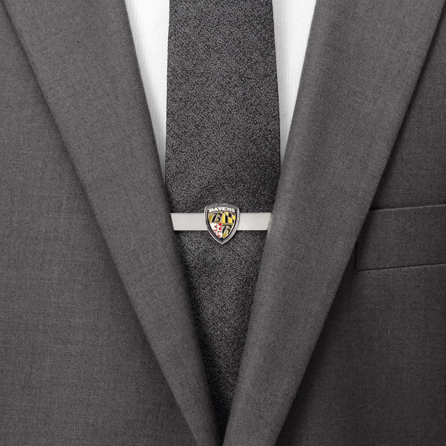 NFL Baltimore Ravens Cufflinks and Shield Tie Bar Gift Set