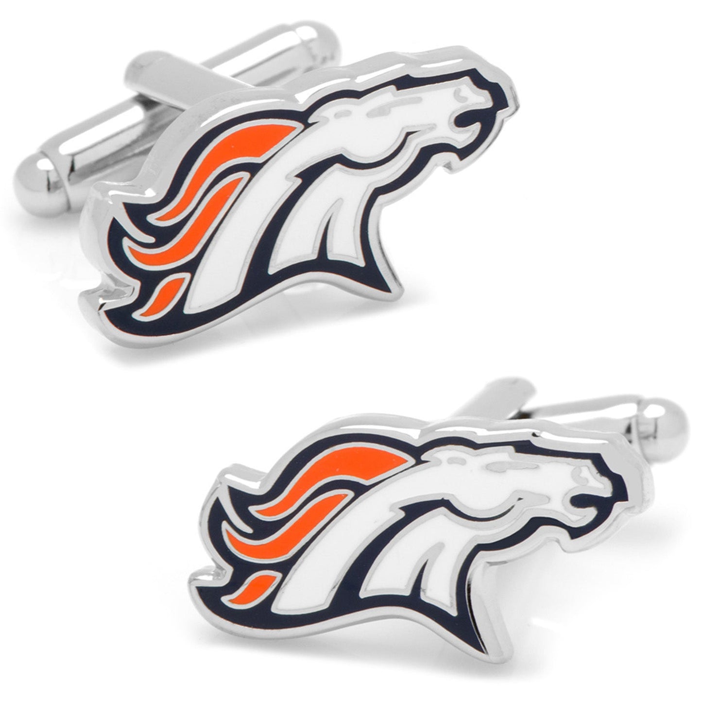 NFL Denver Broncos Cufflinks and Tie Bar Gift Set