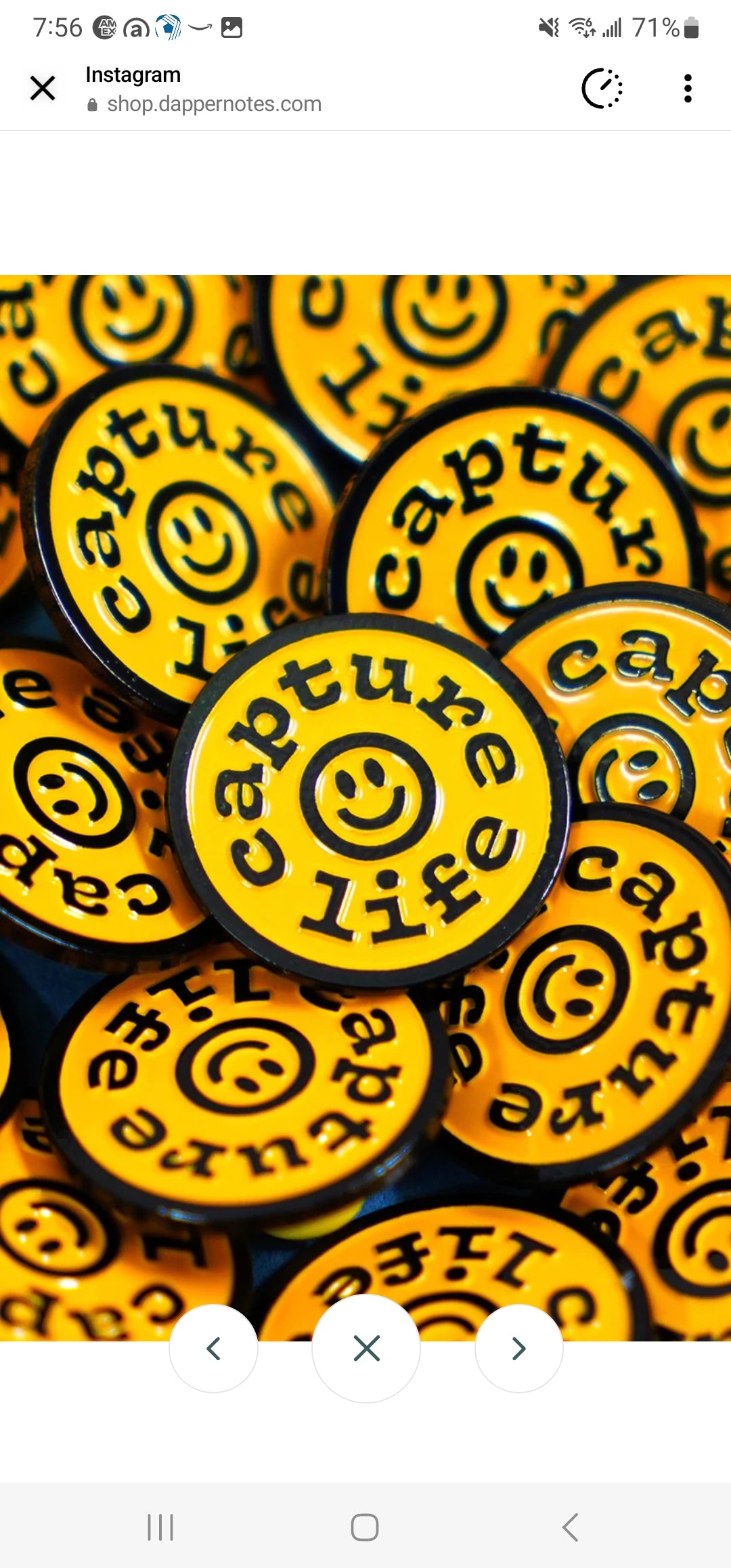 Capture Life Pin