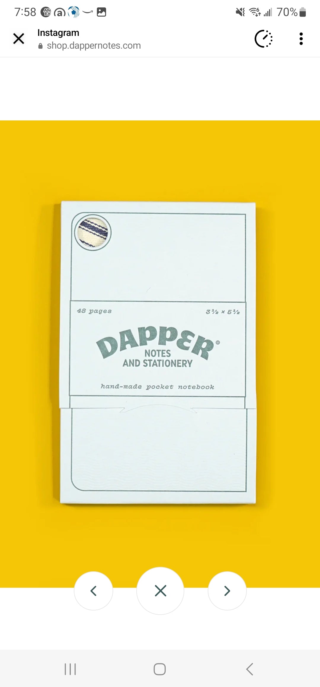 Dapper Notes Stationerdy Pocket Notebook