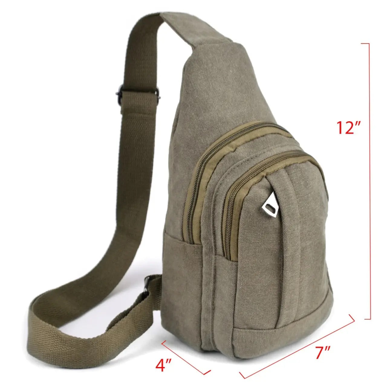 Crossbody Canvas Sling Bag Backpack